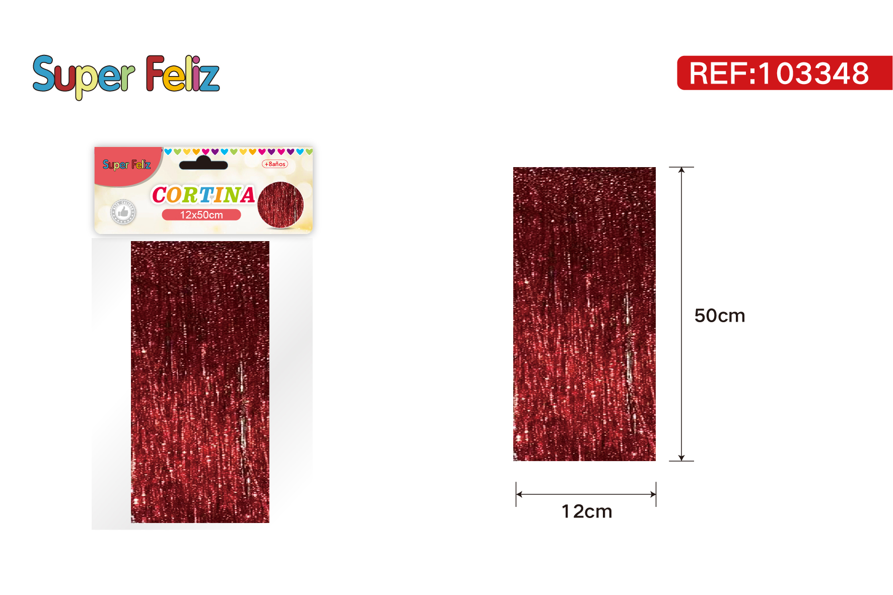 Cortinas metalicas 50x12 cm
