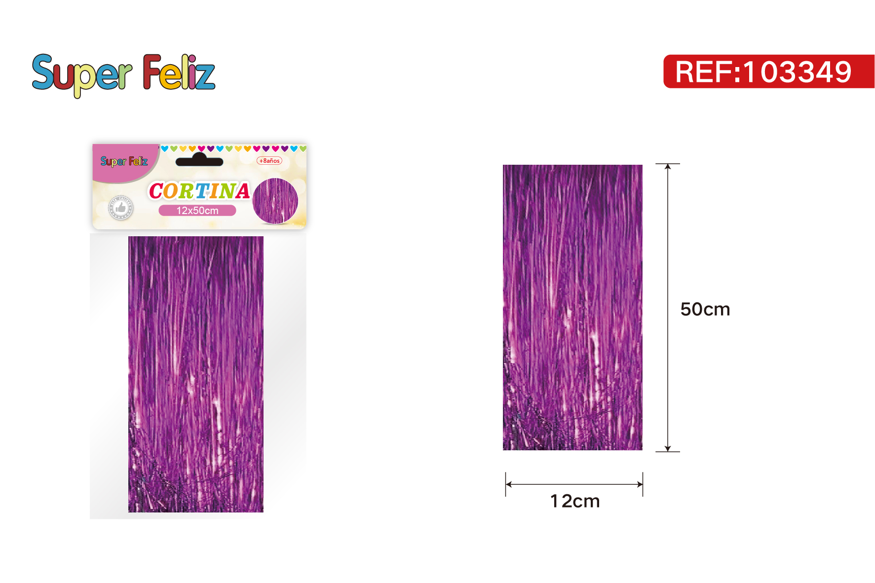 Cortinas metalicas 50x12 cm