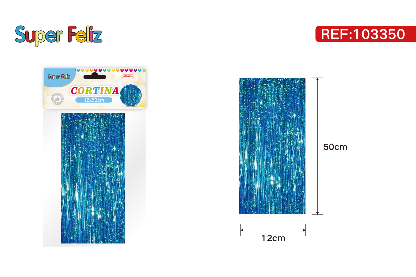 Cortinas metalicas 50x12 cm