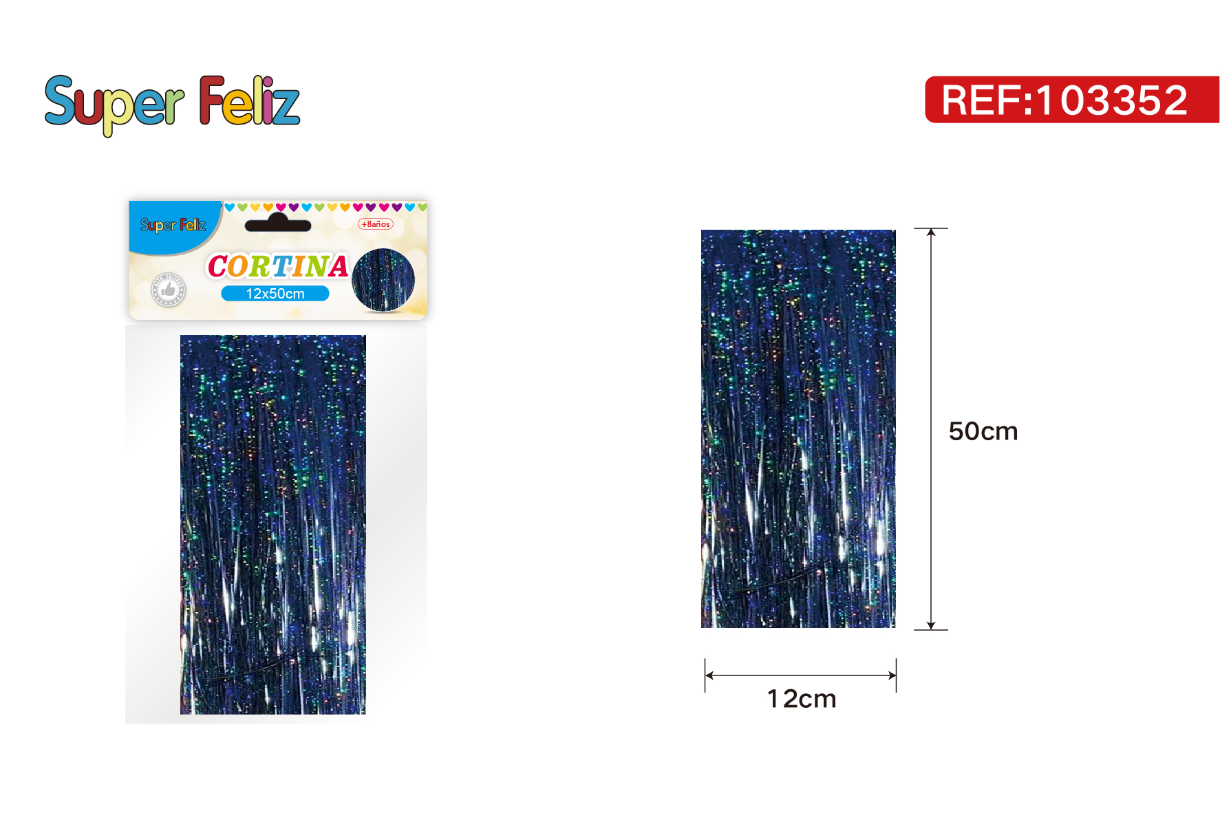 Cortinas metalicas 50x12 cm