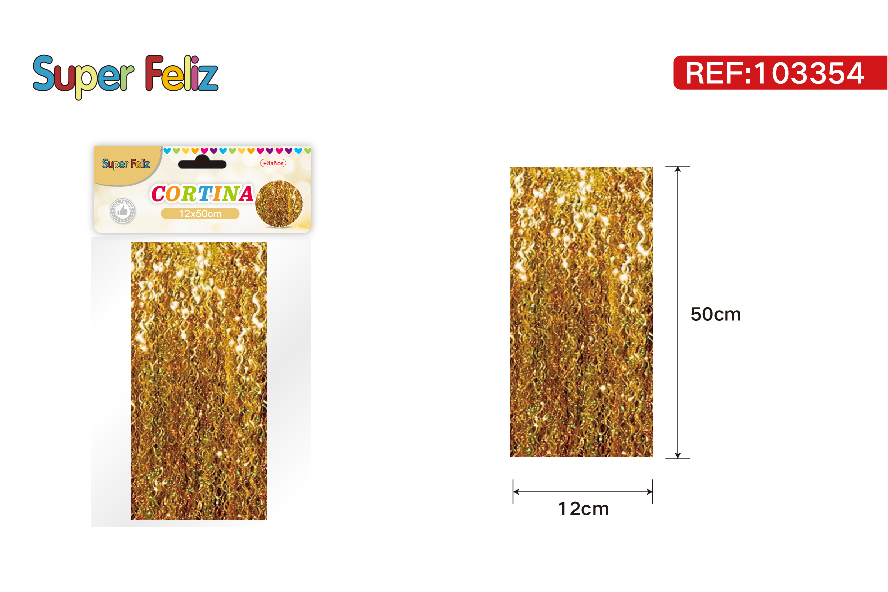 Cortinas metalicas 50x12 cm